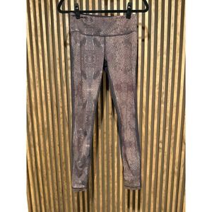 lululemon athletica Patterned Leggings - Brown and Black